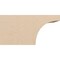 Ekena Millwork 4in. W x 6in. H x 12in. L Huntington Woodgrain TimberThane Rafter Tail, Primed Tan RFTUR04X06X12HUNRCPR - alternate 5